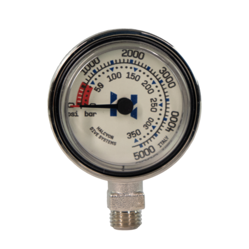 Halcyon Stage Manometer/SPG 0-350b Dual PSI/BAR