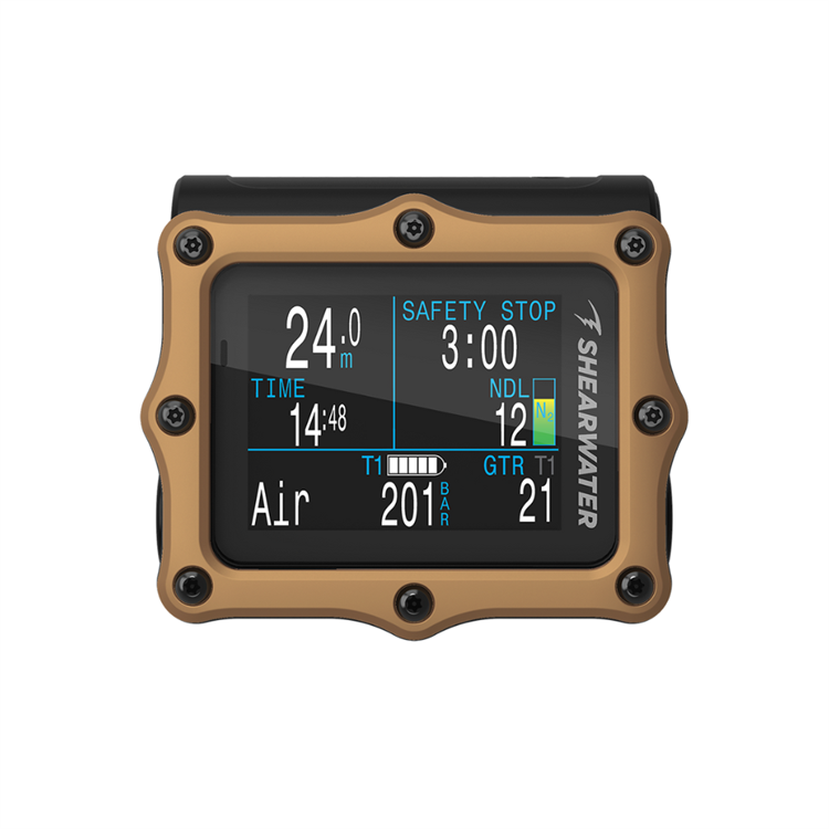 Shearwater Perdix 2 Ti Bronze Dykkecomputer