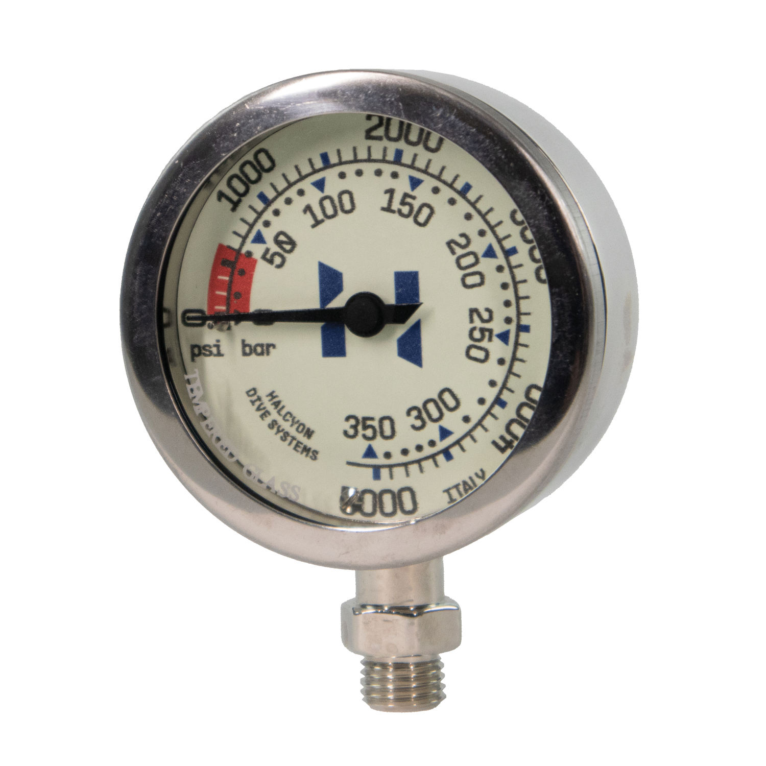 Halcyon Dual Manometer/SPG 0-350b PSI/BAR