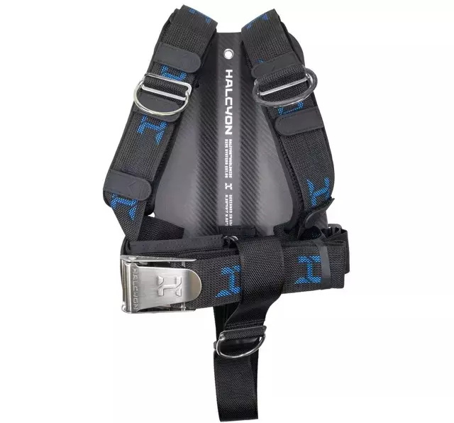 Halcyon Carbon Bakplate Standard - Komplett m/Cinch