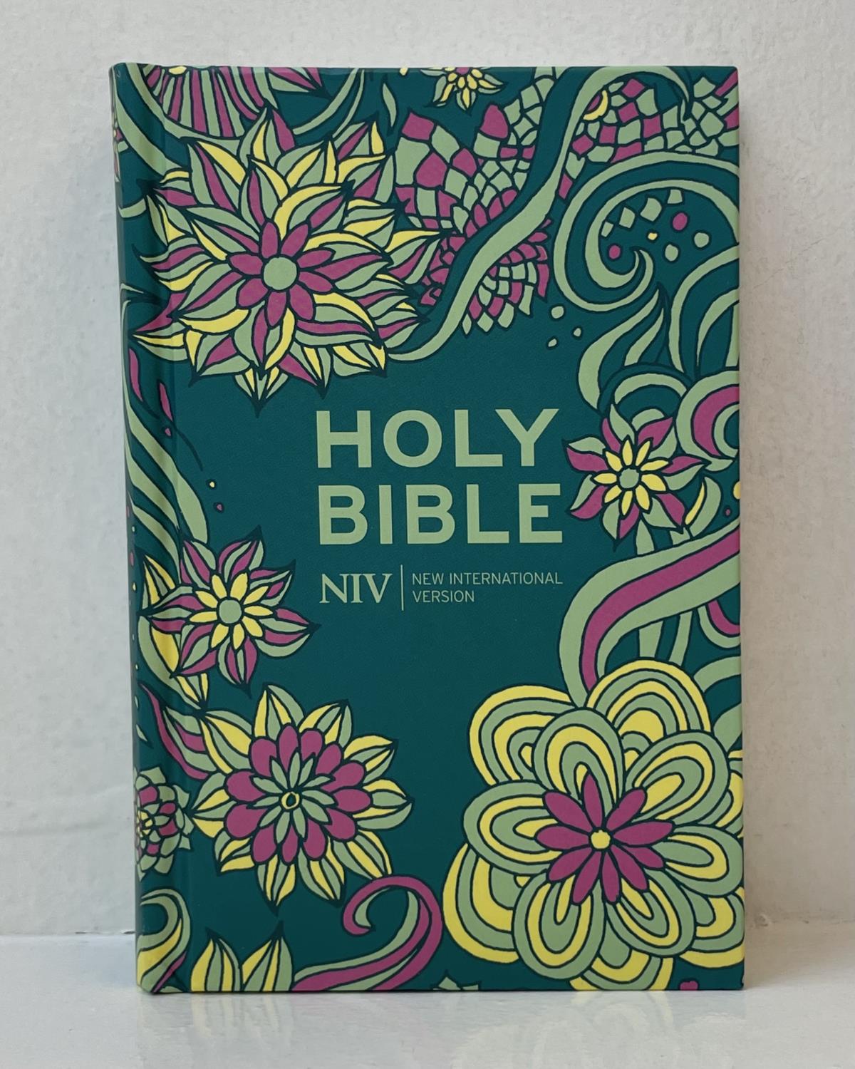 NIV Floral Hardback Bible