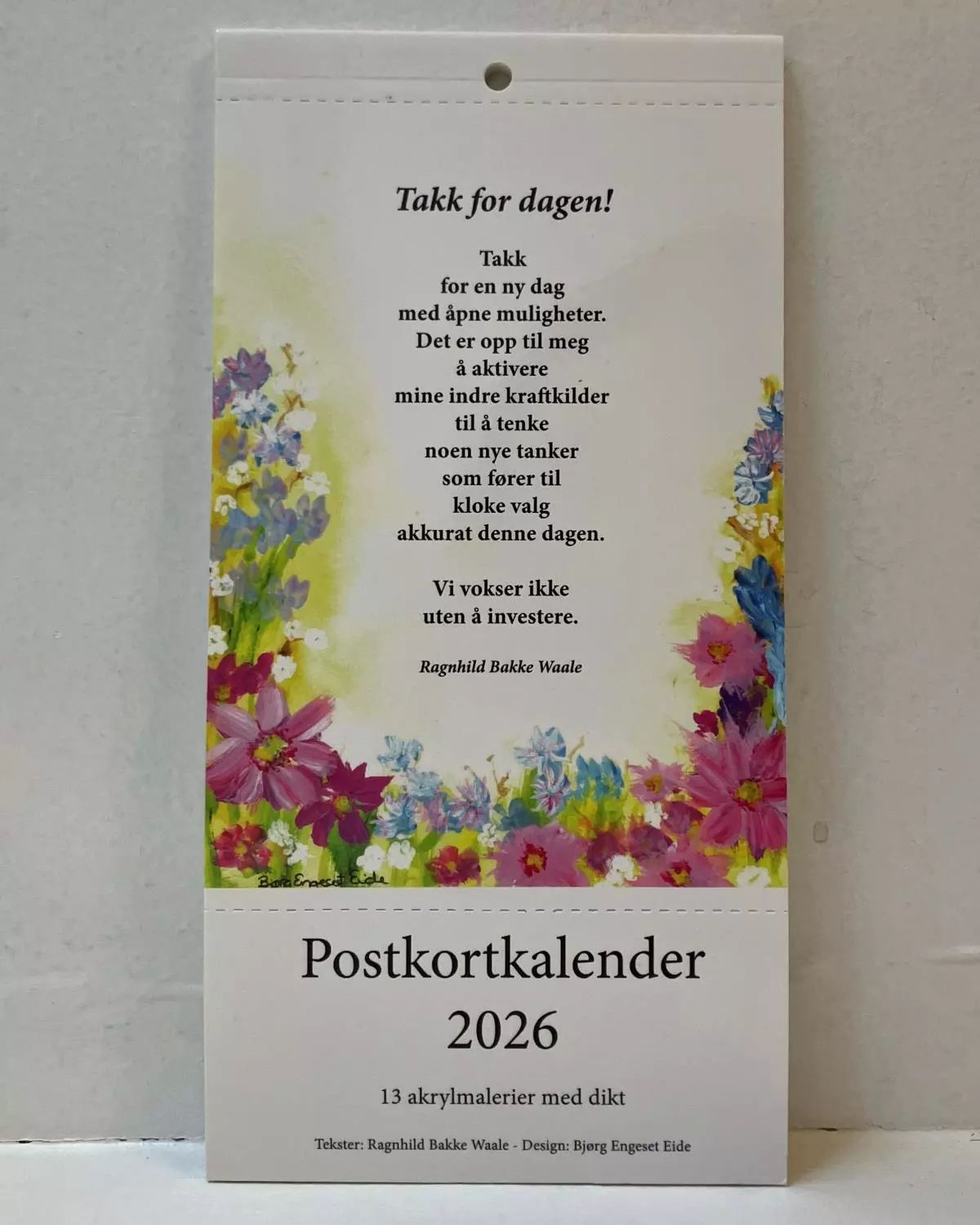 Postkortkalender Akrylmalerier 2026