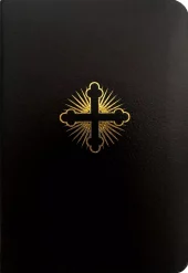 En liten katolsk bønnebok svart