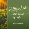 Hellige Ånd - sitter Du der og