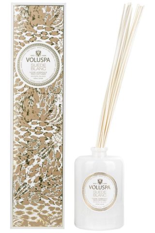 Suede blanc reed diffuser