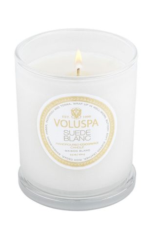 Suede blanc classic candle