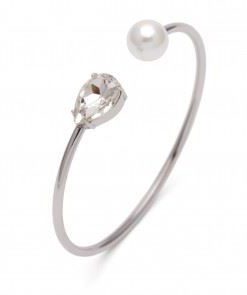 Pearl Blaze bracelet CLEAR/STEEL