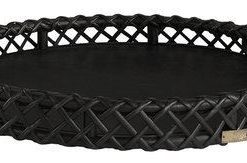 ASPEN TRAY ROUND BLACK
