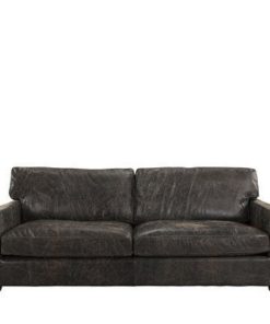 VISCOUNT SOFA LEATHER FUDGE 2-S