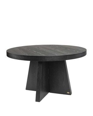 Trent dining table EXT Ø 130  BLACK