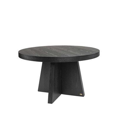Trent dining table EXT Ø 130  BLACK