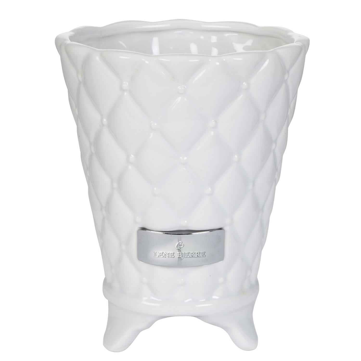 PRECIOUS FLOWER POT ME WHITE
