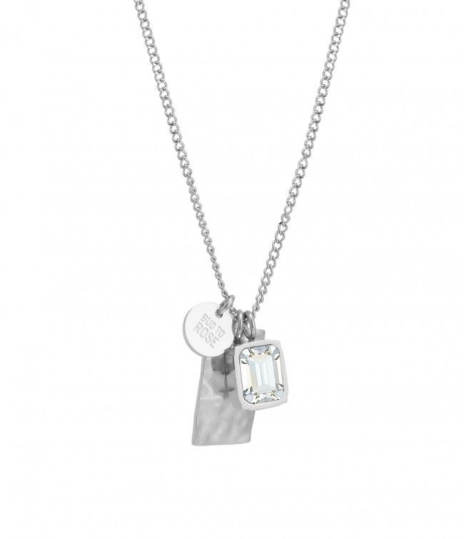 Charm long necklace STEEL