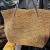 NOUVEAU crocheted straw bag