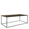 MILLE coffee table vintage brass