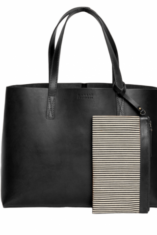 Sam shopper, black classic leather