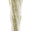 Glass icicle gold glitter inside 26cm