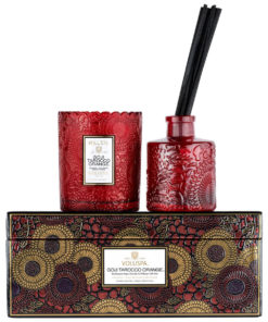 Scalloped Candle+Diffuser Gift Set