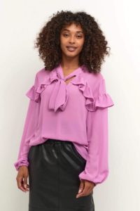 Kabella Blouse, Iris Orchid