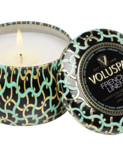 Mini Tin Candle French linen