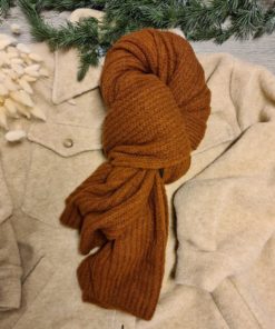 MANZINI KNITTED SCARF BURNED O