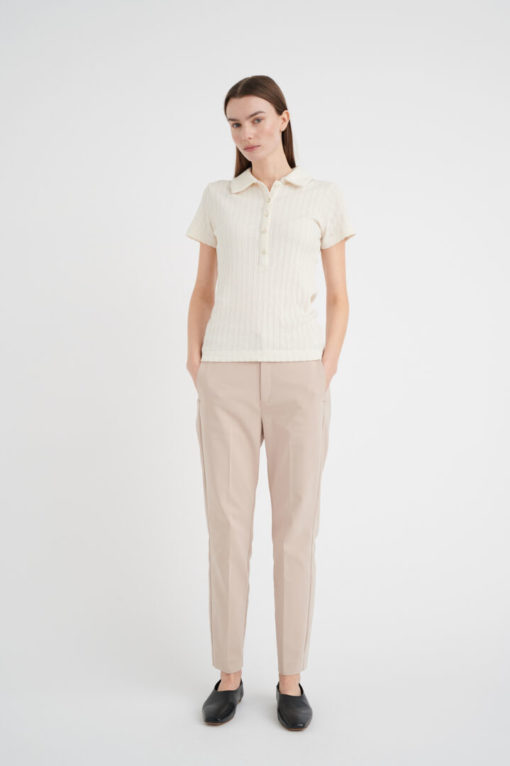 Zellaiw flat pant sandstone