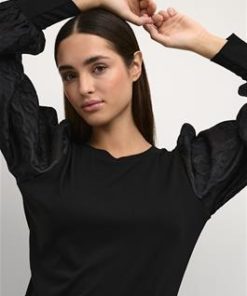 Kaflora liddy blouse black deep