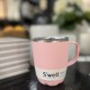 Pink topaz mug with handle 359 ml