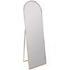 Gulvspeil metall gull ramme 50*160*1,5cm