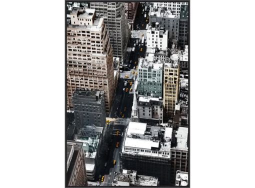 Bilde New York 2 sort ramme, 60*90