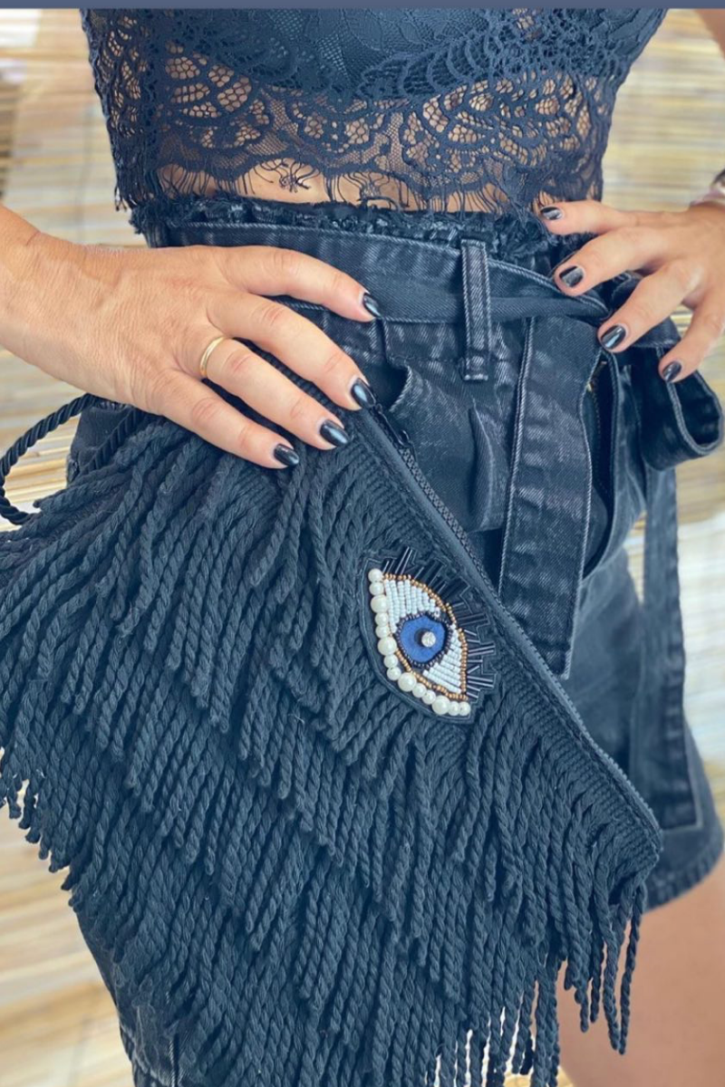 Fofi clutch black
