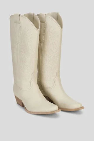 Frankie cream boots