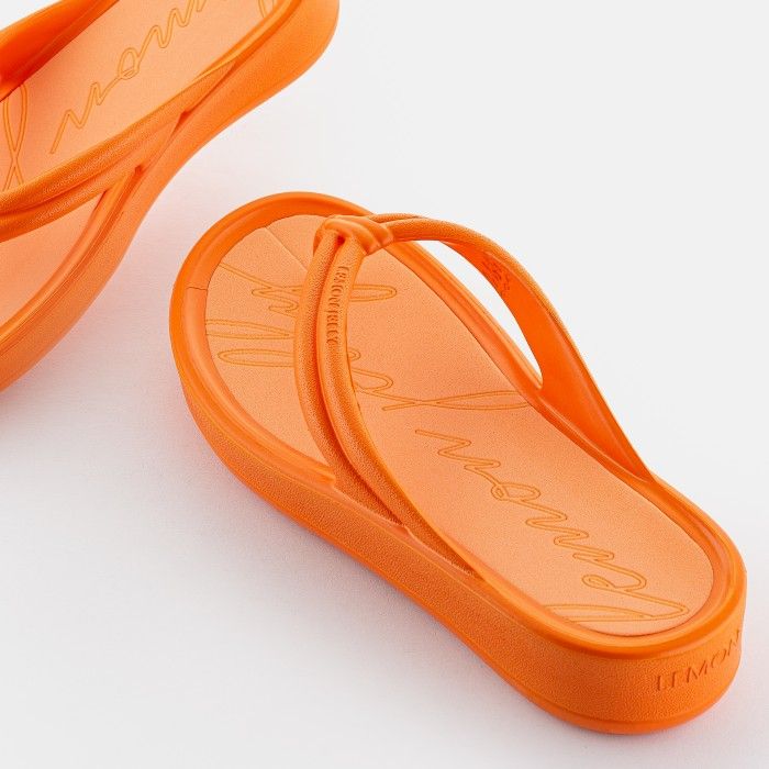 Mare' 12 flip-flops tangerine