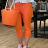 Kalea capri pants vermillion orange