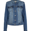 Fqrock-jacket medium blue denim
