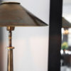 Positano shade table lamp brass antique