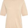 Kalizza short sleeve knit, smoke gray