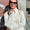 Kalioa knit pullover chalk