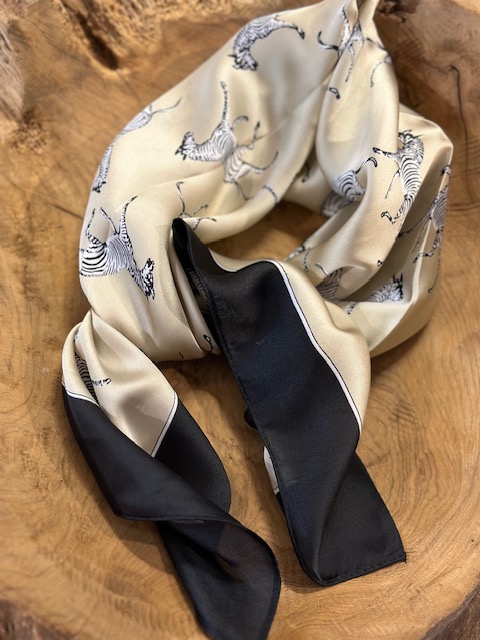 Bandana taupe m/print