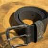 Jeans belt m/strass, black