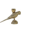 Bird gold candle holder