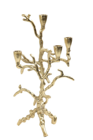 Parina gold candle holder