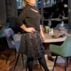 Ella skirt,black