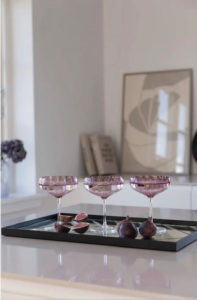 Meadow Coctail Glass, Plum