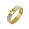 Capri crystal large bracelet  Gold
