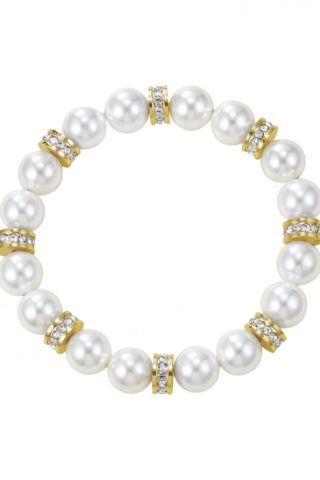 Shelly pearl Bracelet Gold