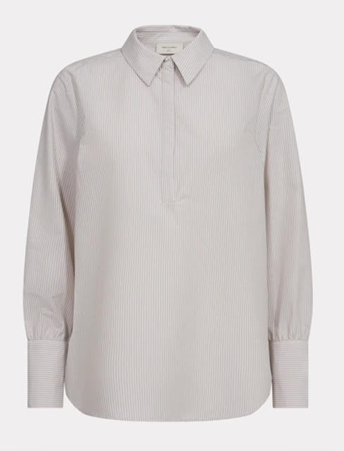 Fqlindin blouse, simply taupe/off white stripe