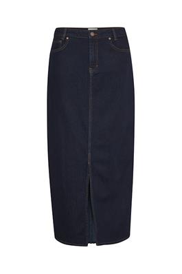 LaraMW 115 skirt,dark blue un-wash