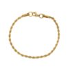 Eden, Twisted chain bracelet gold