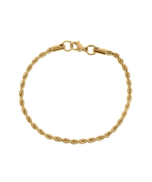 Eden, Twisted chain bracelet gold
